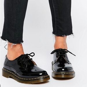 Dr. Martens × 1461 PATENT LEATHER OXFORD SHOES Women's